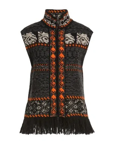 Gaelle Paris Gaëlle Paris Woman Cardigan Black Size 1 Synthetic Fibers, Mohair Wool, Wool, Alpaca Wool, Cotton