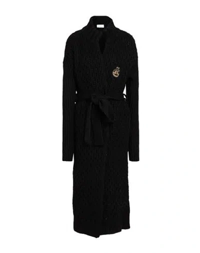 Gaelle Paris Gaëlle Paris Woman Cardigan Black Size 2 Acrylic, Wool, Alpaca Wool, Viscose, Polyester