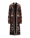 Gaelle Paris Gaëlle Paris Woman Cardigan Brown Size 2 Viscose, Polyester, Polyamide In Brown