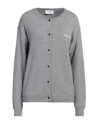 Gaelle Paris Gaëlle Paris Woman Cardigan Grey Size 1 Viscose, Polyester, Polyamide In Gray