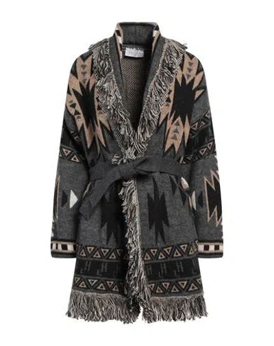 Gaelle Paris Gaëlle Paris Woman Cardigan Grey Size 3 Viscose, Polyester, Polyamide