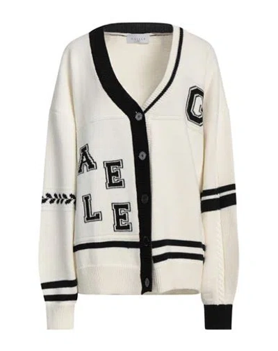 Gaelle Paris Gaëlle Paris Woman Cardigan Ivory Size 1 Polyacrylic, Wool, Alpaca Wool In White