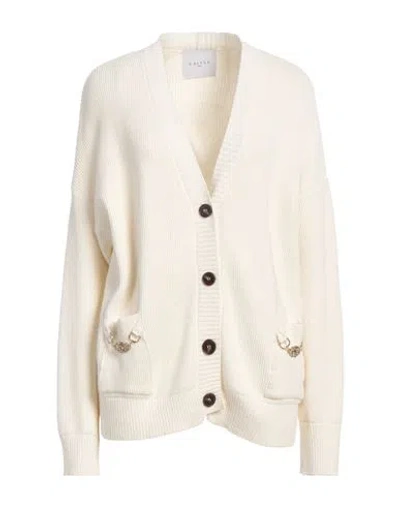 Gaelle Paris Gaëlle Paris Woman Cardigan Ivory Size 1 Viscose, Polyester, Polyamide In White