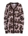 Gaelle Paris Gaëlle Paris Woman Cardigan Light Pink Size 1 Polyamide, Wool, Viscose, Acrylic, Cashmere