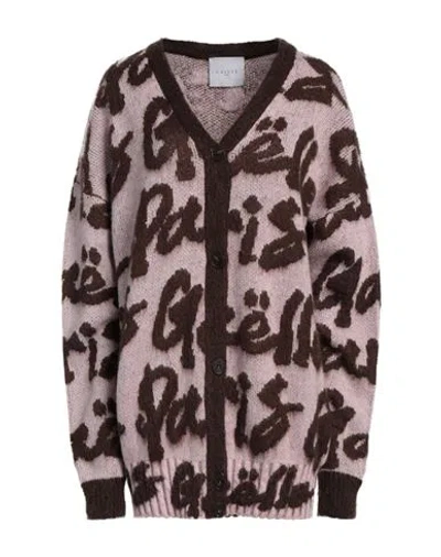 Gaelle Paris Gaëlle Paris Woman Cardigan Light Pink Size 1 Polyamide, Wool, Viscose, Acrylic, Cashmere