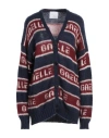 Gaelle Paris Gaëlle Paris Woman Cardigan Navy Size 1 Acrylic, Polyamide, Mohair Wool In Blue