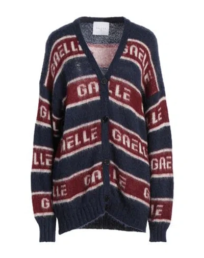 Gaelle Paris Gaëlle Paris Woman Cardigan Navy Size 1 Acrylic, Polyamide, Mohair Wool In Blue