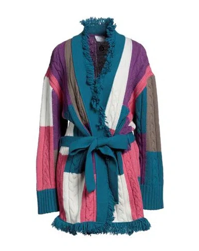 Gaelle Paris Gaëlle Paris Woman Cardigan Pastel Blue Size 1 Wool, Acrylic
