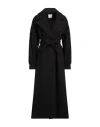 Gaelle Paris Gaëlle Paris Woman Coat Black Size 4 Polyester, Acrylic, Wool, Polyamide In Black
