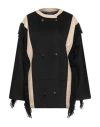 Gaelle Paris Gaëlle Paris Woman Coat Black Size 4 Polyester, Viscose, Polyurethane In Black