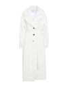 Gaelle Paris Gaëlle Paris Woman Coat White Size 4 Polyester, Viscose