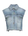 Gaelle Paris Denim Outerwear In Blue