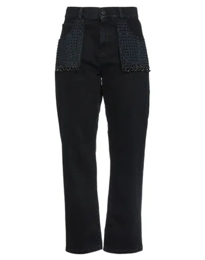 Gaelle Paris Gaëlle Paris Woman Denim Pants Black Size 27 Cotton