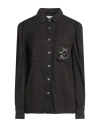 Gaelle Paris Gaëlle Paris Woman Denim Shirt Black Size 6 Lyocell In Black
