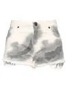 Gaelle Paris Denim Shorts In White