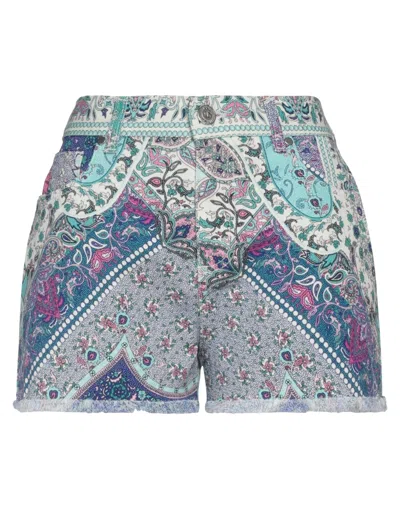 Gaelle Paris Denim Shorts In White