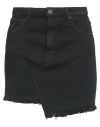 Gaelle Paris Gaëlle Paris Woman Mini Skirt Black Size 26 Cotton