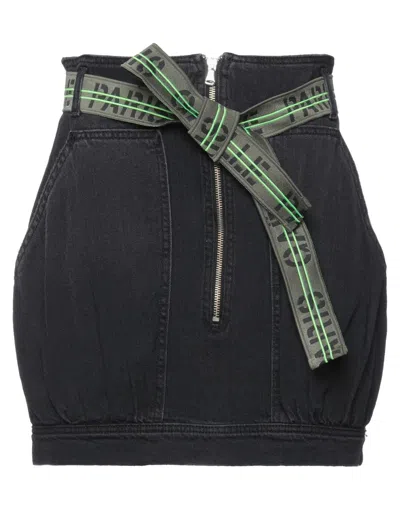 Gaelle Paris Denim Skirts In Black