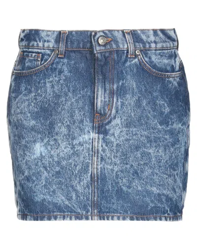 Gaelle Paris Denim Skirts In Blue