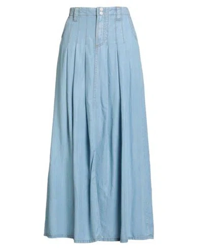 Gaelle Paris Gaëlle Paris Woman Denim Skirt Blue Size 32 Lyocell
