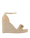 Gaelle Paris Gaëlle Paris Woman Espadrilles Beige Size 11 Textile Fibers In Beige