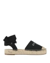 Gaelle Paris Gaëlle Paris Woman Espadrilles Black Size 6 Textile Fibers