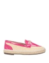 Gaelle Paris Gaëlle Paris Woman Espadrilles Fuchsia Size 7 Textile Fibers In Pink