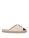 Gaelle Paris Gaëlle Paris Woman Espadrilles Ivory Size 8 Textile Fibers In White