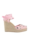 Gaelle Paris Gaëlle Paris Woman Espadrilles Light Pink Size 6 Textile Fibers In Pink