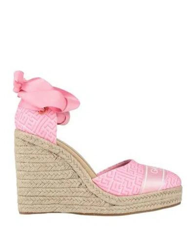 Gaelle Paris Gaëlle Paris Woman Espadrilles Pink Size 8 Textile Fibers