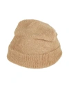 Gaelle Paris Gaëlle Paris Woman Hat Camel Size Onesize Polyamide In Brown