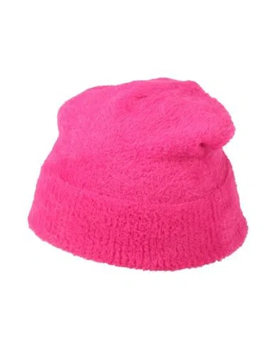 Gaelle Paris Gaëlle Paris Woman Hat Fuchsia Size Onesize Polyamide In Pink