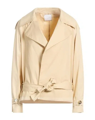 Gaelle Paris Gaëlle Paris Woman Jacket Beige Size 8 Cotton, Elastane In Pattern