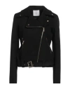 Shop Gaelle Paris Gaëlle Paris Woman Jacket Black Size 10 Polyester, Viscose, Elastane