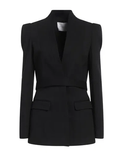 Gaelle Paris Gaëlle Paris Woman Jacket Black Size 8 Rayon, Polyamide, Elastane