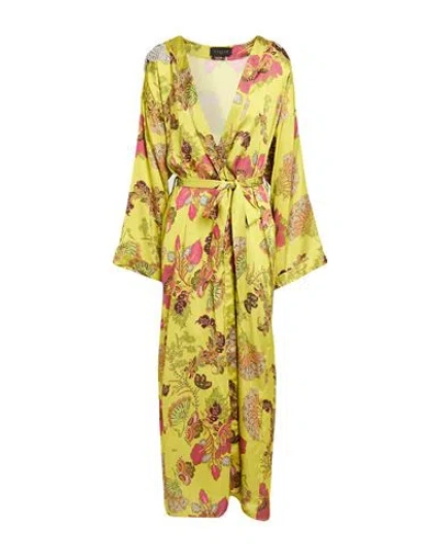 Gaelle Paris Gaëlle Paris Woman Jacket Lime Green Size 6 Polyester In Yellow