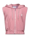 Gaelle Paris Gaëlle Paris Woman Jacket Pink Size 4 Viscose, Polyester, Polyamide, Elastane In Pink