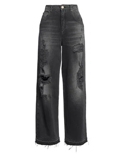 Gaelle Paris Gaëlle Paris Woman Jeans Black Size 27 Cotton