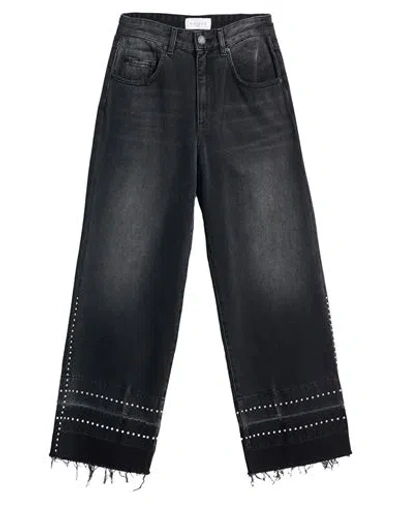 Gaelle Paris Gaëlle Paris Woman Jeans Black Size 27 Cotton