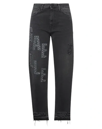 Gaelle Paris Gaëlle Paris Woman Jeans Black Size 27 Cotton