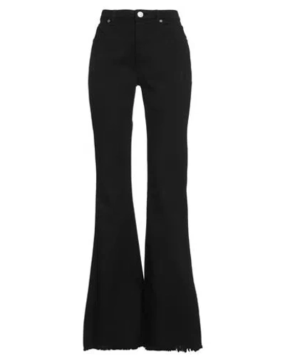 Gaelle Paris Gaëlle Paris Woman Jeans Black Size 27 Cotton, Elastane