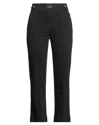 Gaelle Paris Gaëlle Paris Woman Jeans Black Size 29 Cotton, Rubber