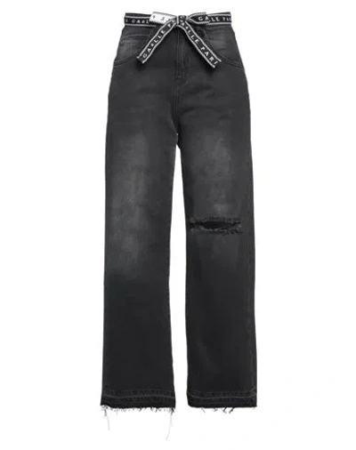 Gaelle Paris Gaëlle Paris Woman Jeans Black Size 31 Cotton