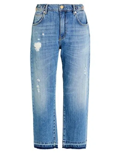 Gaelle Paris Gaëlle Paris Woman Jeans Blue Size 27 Cotton