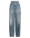 Gaelle Paris Gaëlle Paris Woman Jeans Blue Size 27 Cotton In Blue