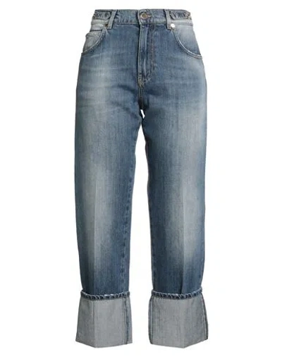 Gaelle Paris Gaëlle Paris Woman Jeans Blue Size 27 Cotton