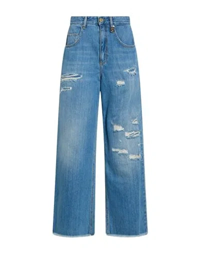 Gaelle Paris Gaëlle Paris Woman Jeans Blue Size 27 Cotton