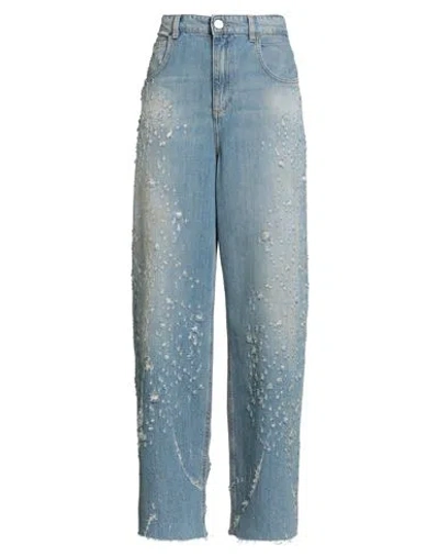 Gaelle Paris Gaëlle Paris Woman Jeans Blue Size 27 Cotton