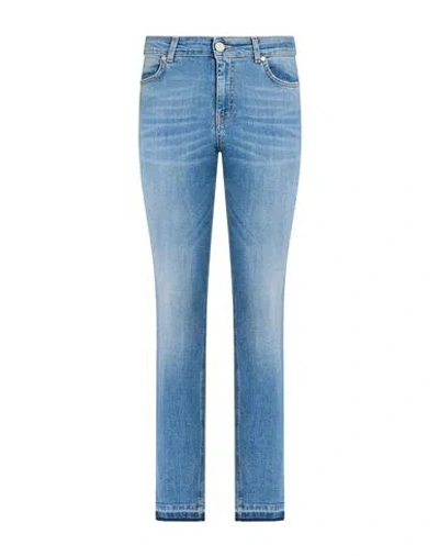 Gaelle Paris Gaëlle Paris Woman Jeans Blue Size 27 Cotton, Elastane