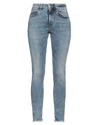 Gaelle Paris Gaëlle Paris Woman Jeans Blue Size 28 Cotton, Elastane